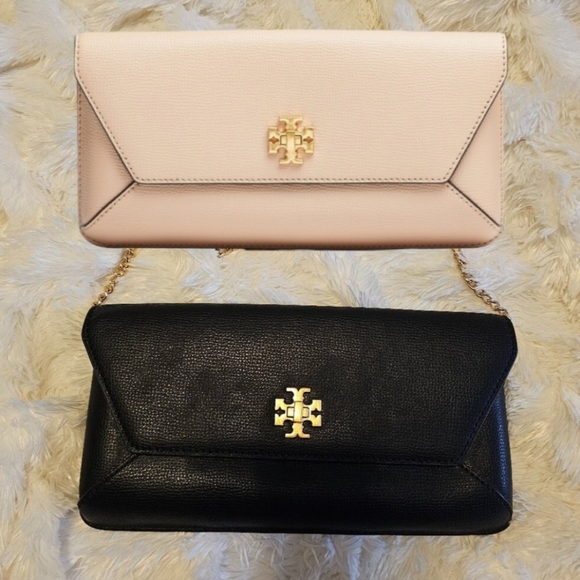 Tory Burch Saffiano Leather Kira Clutch Lot Of 2